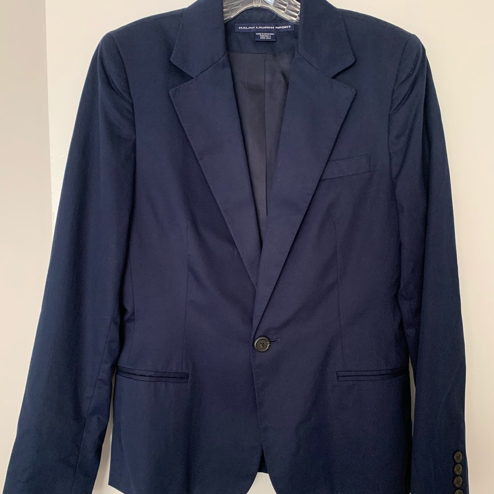 Ralph Lauren Sport Classic one button Blazer navy blue